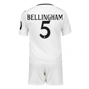 Real Madrid Jude Bellingham #5 Hemmaställ Barn 2024-25 Kortärmad (+ Korta byxor)